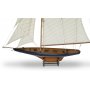 Modellbt Columbia seilbt - Mahogny