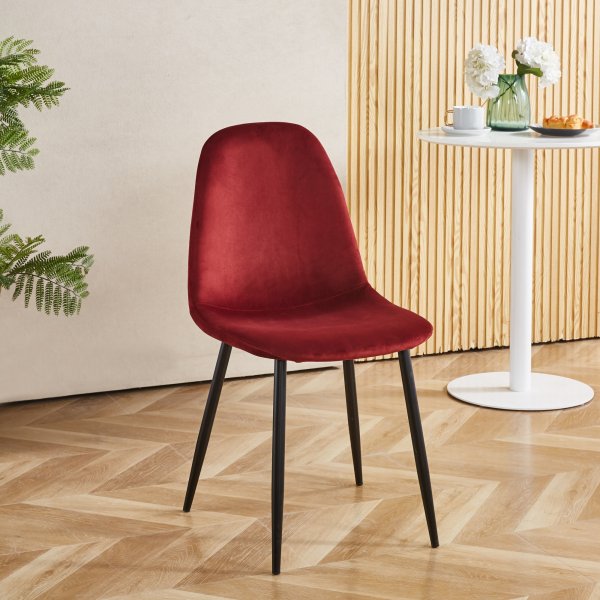 Stol burgunder fl�yel - Carisma