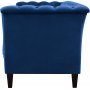 Sofa 2-seter Chesterfield bl� - Milton
