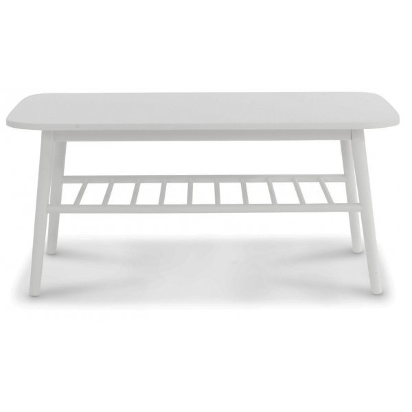 Salongbord hvitt 110x60 cm - Salt�