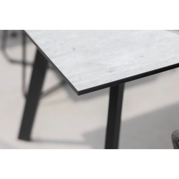 Livsstil Hage Opal utegruppe med 220 cm langt spisebord og 6 spisestoler - Gr / Tau