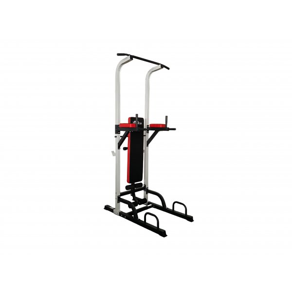 Treningsstasjon med sammenleggbar benk