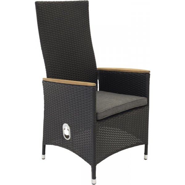 Jrnsta stol - Sort/Teak