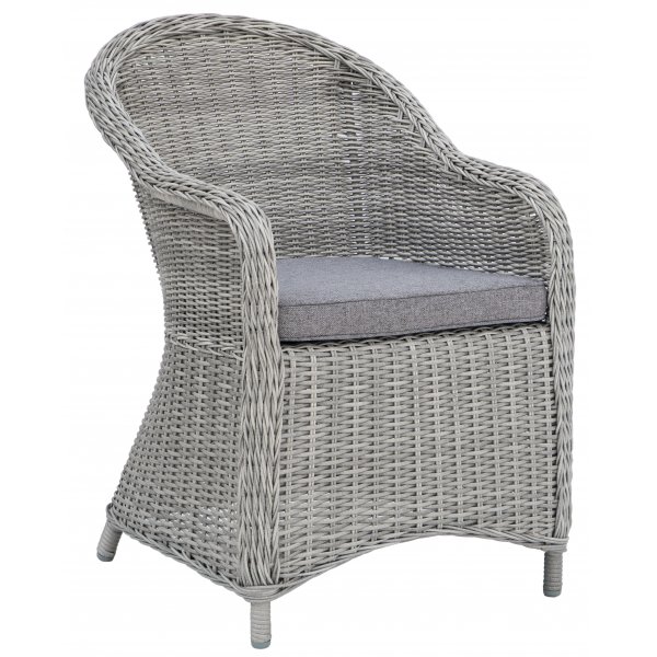 Balkongsett; 2 stoler og bord 48 x 48 cm gr/rotting - Tor/Merkur