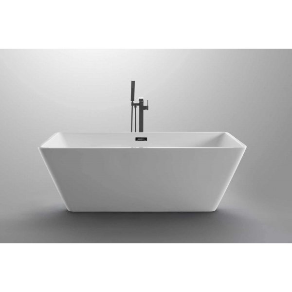 Badekar frittst�ende hvitt 170x80x58 cm - Theia