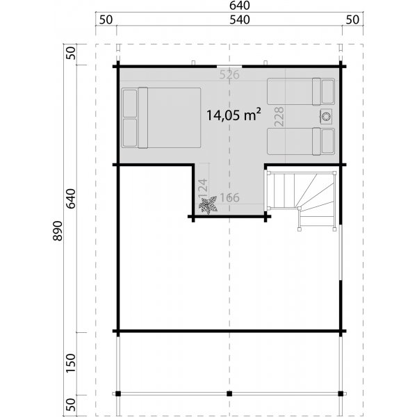 Feriehus Ingela C - 36,9 m�