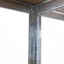 Galvanisert st�lhyllesystem - 3 hyller med koblingsbeslag