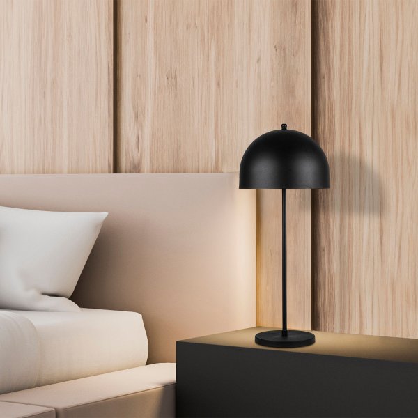 Bordlampe i boks - Svart