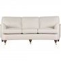 Howard Watford Deluxe buet 4-seters sofa - 225 cm, beige og messinghjul