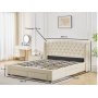 Sengeramme 180 x 200 cm - Beige