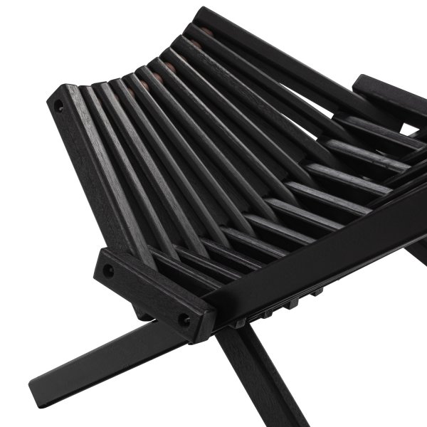 Calcutta fluktstol med nakkepute - Svartbeiset Calcutta fluktstol med nakkepute - Svartbeiset