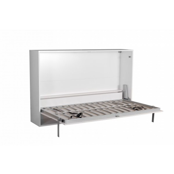 Sengeskap Compact Living horisontal veggseng - 120x200 cm - hvit