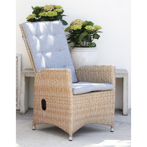 Sienna utem�belsett nr 2 (justerbare lenestoler) - Natur kunstrotting