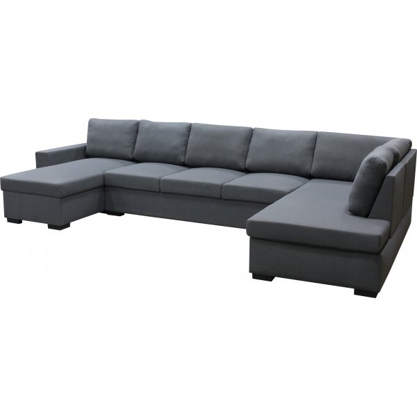 U-sofa Solna vendbar - 367 cm - mørk grå U-sofa Solna vendbar - 367 cm - mørk grå