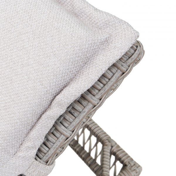 Justerbar solseng i naturlig rotting 198 cm - Utem�bler