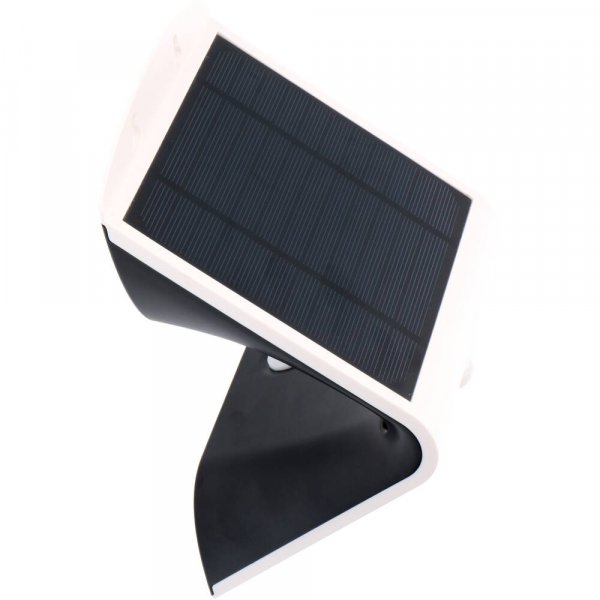 Solcelledrevet lyskaster med sensor