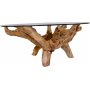 Amazonas salongbord 110 x 110 cm - Teak/glass Amazonas salongbord 110 x 110 cm - Teak/glass