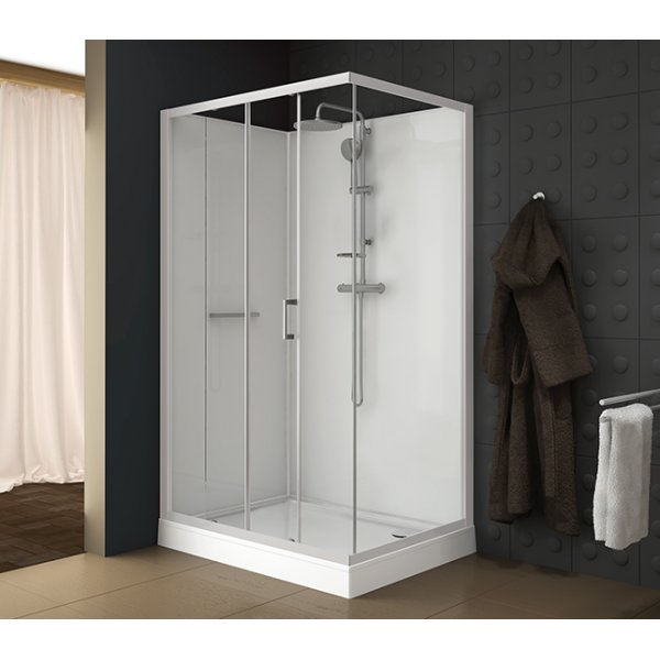 Komplett XL dusjkabinett - skyvedr - Classic II