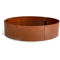 Corten stlpotter rund - 80 cm