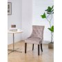 Tuva stol med h�ndtak i ryggen - Gr�beige