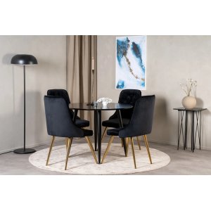 Paradis spisebord 100 cm - Svart Paradis spisebord 100 cm - Svart