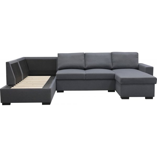U-sofa Solna vendbar - 309 cm - mørkegrå U-sofa Solna vendbar - 309 cm - mørkegrå