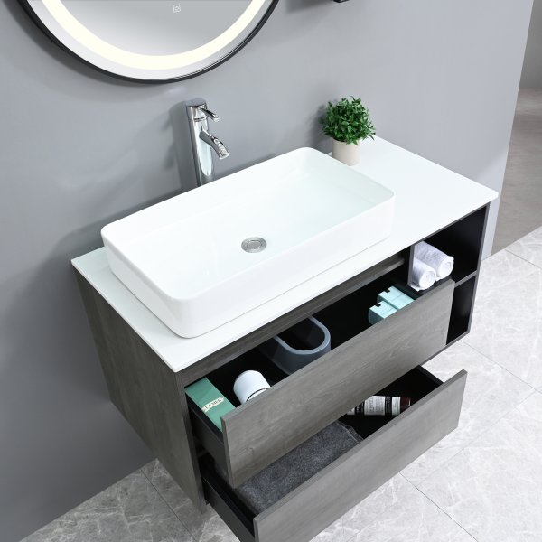 Baderomsmbler Dove - Gr tre