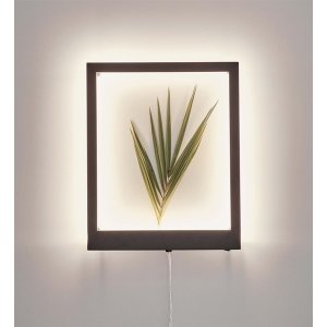 Rammevegglampe 41x33 cm - Svart