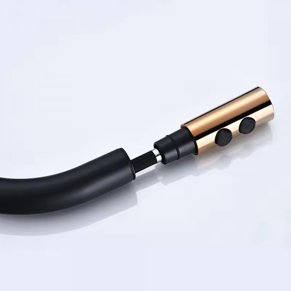 Kjøkkenbatteri Tulip - Sort/gull Kjøkkenbatteri Tulip - Sort/gull