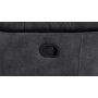 2-seters lenestolsofa ekstra bred i gr�tt - 197 cm