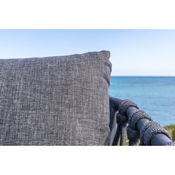 Livsstil Hage utegruppe Ipanema med sofa, 2 lenestoler og salongbord - Grå / Teak / Olefin Livsstil Hage utegruppe Ipanema med sofa, 2 lenestoler og salongbord - Grå / Teak / Olefin