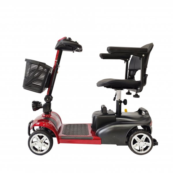 G�-sparkesykkel 250W - Elektrisk 4-hjuls batteri + Reflekterende sele