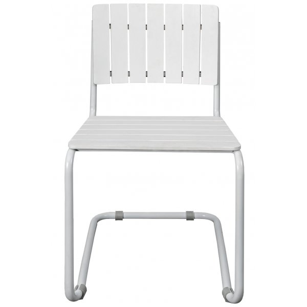 Holmsund stabelbar stol uten armlener - Hvit