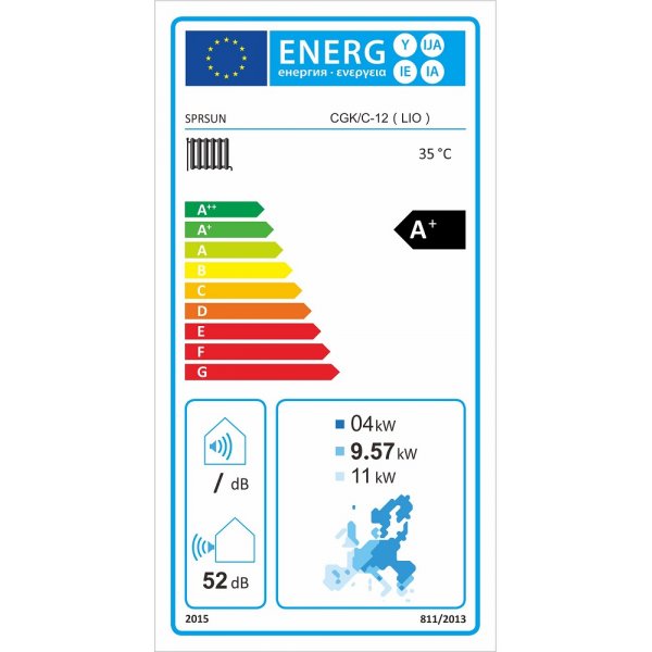 Luft-vann varmepumpe EVI Split - 9,2 kW Luft-vann varmepumpe EVI Split - 9,2 kW