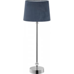 Liam bordlampe - Bl�/krom - 59 cm