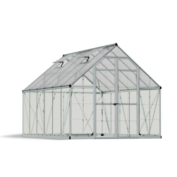Balance drivhus, sølv - 8,8 m² Balance drivhus, sølv - 8,8 m²