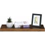 1 Sussex vegghylle 60 x 20 cm - Brun