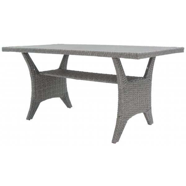 Tor utendørs sofasett med rotting spisebord - Grå syntetisk rotting Tor utendørs sofasett med rotting spisebord - Grå syntetisk rotting