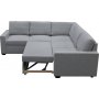 Hjørnesofa Belissa med sengefunksjon og oppbevaring - 235x235 cm - mørkegrå Hjørnesofa Belissa med sengefunksjon og oppbevaring - 235x235 cm - mørkegrå