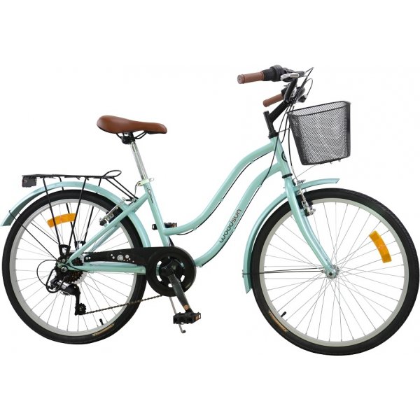 Damesykkel Velo City 24\\\" - Pastellgrnn