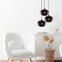 1 Smoke taklampe 51 - Sort