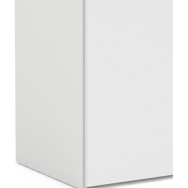 Hvit Space-garderobe - 40 cm bred - 175 cm høy Hvit Space-garderobe - 40 cm bred - 175 cm høy