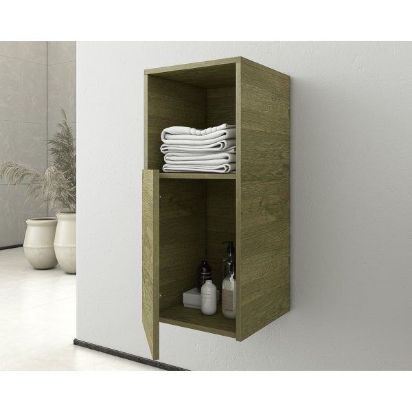 Møbelpakke Sorrento 65 - Naturfarget med speil- & sideskap Møbelpakke Sorrento 65 - Naturfarget med speil- & sideskap