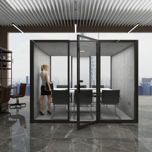 Telefonkiosk/Møtekiosk | 4-6 personer | Lydisolert -30 dB Telefonkiosk/Møtekiosk | 4-6 personer | Lydisolert -30 dB