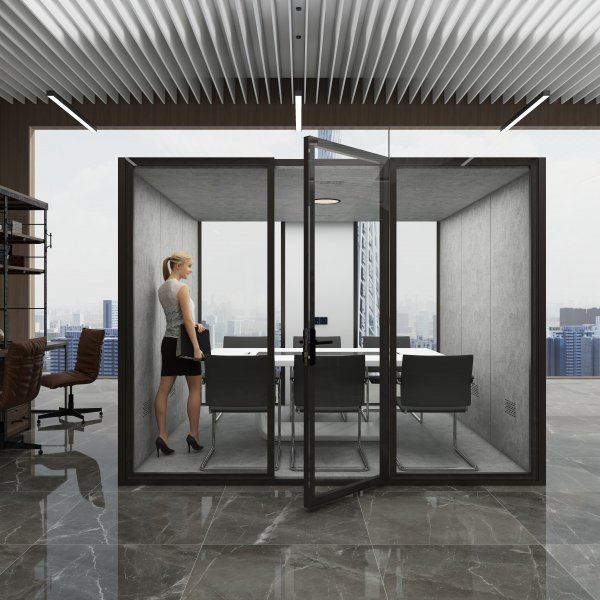 Telefonkiosk/Mtekiosk | 4-6 personer | Lydisolert -30 dB
