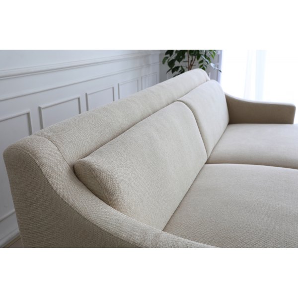 Sofa 3-seter beige moderne - Hanna Sofa 3-seter beige moderne - Hanna