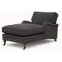 Sofa lenestol Howard Luxor - Gr� bredstripet kordfl�yel