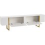 Serenity TV-stativ 180 cm - Hvit/gull
