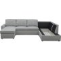U-sofa sovesofa Tärnö vendbar med oppbevaring - 304 cm - lys grå U-sofa sovesofa Tärnö vendbar med oppbevaring - 304 cm - lys grå
