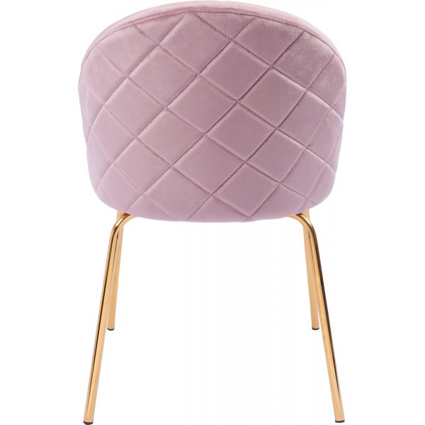 Rosa stol med gullbein - Plaza Rosa stol med gullbein - Plaza